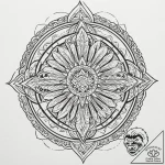Phoenix relic glowing in darkness, tattoo dra… – tattoo sketch (№1753493716_0, 26.07.2025 01:35) — tattoovalue.net