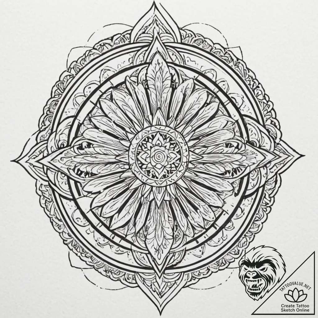 Phoenix relic glowing in darkness, tattoo dra... - tattoo sketch (№1753493716_0, 26.07.2025 01:35) — tattoovalue.net