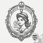 Z, concept art for tattoo, moderately detaile… – tattoo sketch (№1753502700_0, 26.07.2025 04:05) — tattoovalue.net