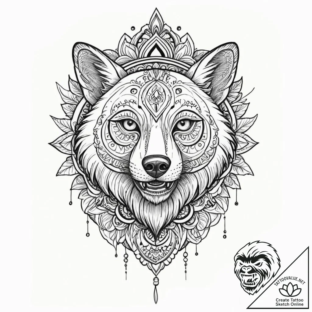 Haida (patterns) - tattoo sketch (№1753502902_0, 26.07.2025 04:08) — tattoovalue.net