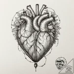 A hot air balloon made from a stitched-togeth… – tattoo sketch (№1753504106_0, 26.07.2025 04:28) — tattoovalue.net