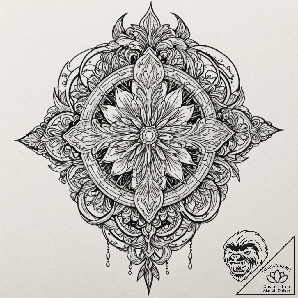 Note, tattoo flash sheet design, bold outline... - tattoo sketch (№1753508868_0, 26.07.2025 05:47) — tattoovalue.net