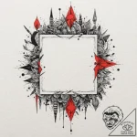 Queenр р†р вђљрівђћсћs mirror reflecting void… – tattoo sketch (№1753523904_0, 26.07.2025 09:58) — tattoovalue.net