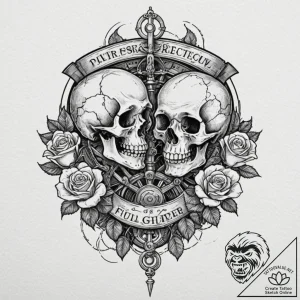 Engine order telegraph from a ship, set to “f… – tattoo sketch (№1753525103_0, 26.07.2025 10:18) — tattoovalue.net