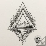 An impossible shape (penrose triangle), tatto… – tattoo sketch (№1753526267_0, 26.07.2025 10:37) — tattoovalue.net