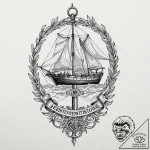 Needle talon grasping relic, artistic tattoo… – tattoo sketch (№1753529410_0, 26.07.2025 11:30) — tattoovalue.net