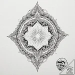 Nebula flame devouring starlight, tattoo draw… – tattoo sketch (№1753529614_0, 26.07.2025 11:33) — tattoovalue.net