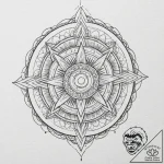 Katana cutting through spectral mist, artisti… – tattoo sketch (№1753530793_0, 26.07.2025 11:53) — tattoovalue.net