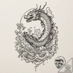 Barcode, ink illustration for tattoo, clean l… – tattoo sketch (№1753531181_0, 26.07.2025 11:59) — tattoovalue.net