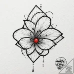 H, tattoo flash sheet design, minimalist appr… – tattoo sketch (№1753541306_0, 26.07.2025 14:48) — tattoovalue.net