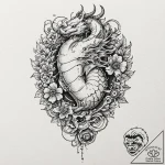 Anatomical heart with mechanical gears inside… – tattoo sketch (№1753546068_0, 26.07.2025 16:07) — tattoovalue.net