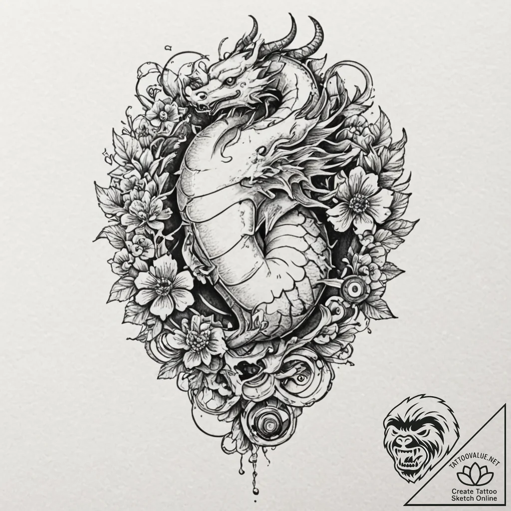 Anatomical heart with mechanical gears inside... - tattoo sketch (№1753546068_0, 26.07.2025 16:07) — tattoovalue.net