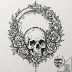 A whimsical bubble in a child’s imagination,… – tattoo sketch (№1753546470_0, 26.07.2025 16:14) — tattoovalue.net