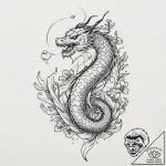 Knife held by spectral hand, tattoo drawing o… – tattoo sketch (№1753548238_0, 26.07.2025 16:43) — tattoovalue.net