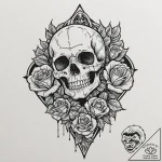 Gear shifter from a manual transmission, with… – tattoo sketch (№1753551292_0, 26.07.2025 17:34) — tattoovalue.net