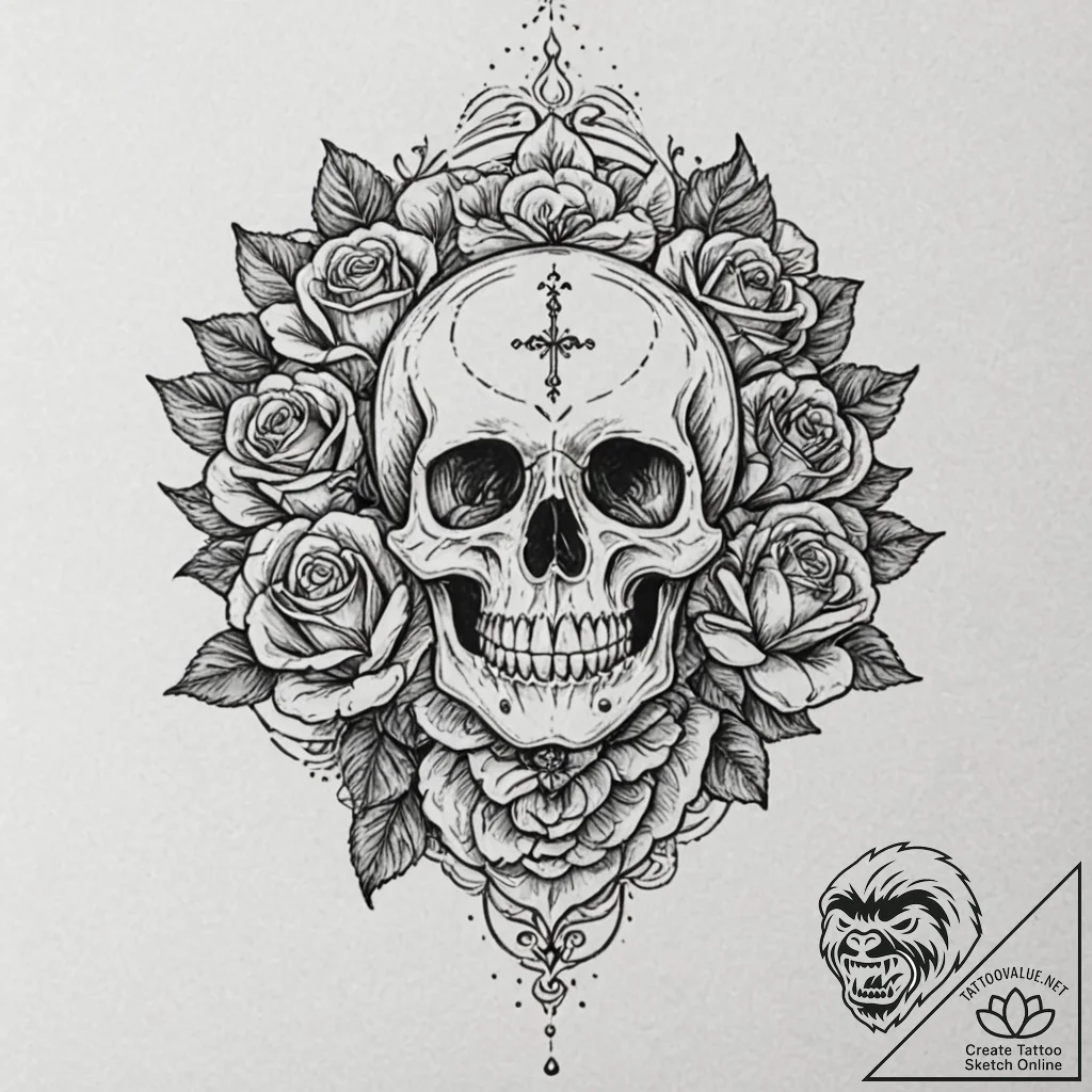 Lime, ink illustration for tattoo, on a clean... - tattoo sketch (№1753551863_0, 26.07.2025 17:44) — tattoovalue.net