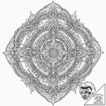 Astral chains glowing bright, tattoo flash sh… – tattoo sketch (№1753553589_0, 26.07.2025 18:13) — tattoovalue.net