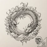 Scylla and charybdis as industrial hazards, t… – tattoo sketch (№1753557720_0, 26.07.2025 19:22) — tattoovalue.net