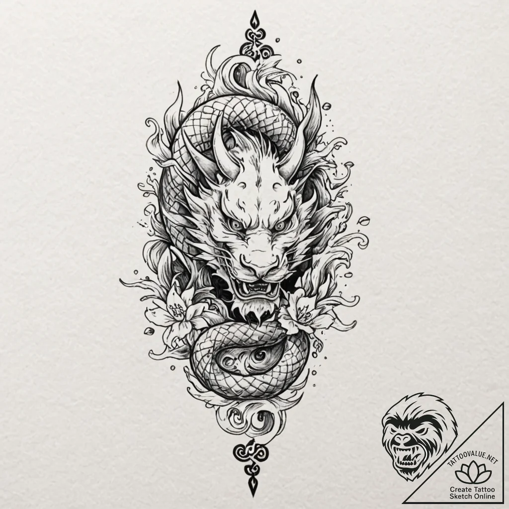 A qr code that links to a secret message, tat... - tattoo sketch (№1753561326_0, 26.07.2025 20:22) — tattoovalue.net