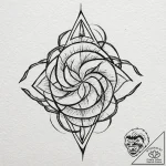 Gleaming blade echoing void sigils, tattoo sk… – tattoo sketch (№1753571765_0, 26.07.2025 23:16) — tattoovalue.net