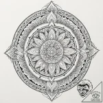 Broken helm with ancient carvings, tattoo dra… – tattoo sketch (№1753575436_0, 27.07.2025 00:17) — tattoovalue.net