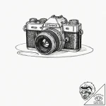 Camera – tattoo sketch (№1753577853_0, 27.07.2025 00:57) — tattoovalue.net