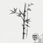 Bamboo – tattoo sketch (№1753585379_0, 27.07.2025 03:02) — tattoovalue.net