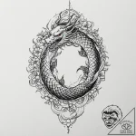 World map, tattoo sketch design, black and wh… – tattoo sketch (№1753585774_0, 27.07.2025 03:09) — tattoovalue.net