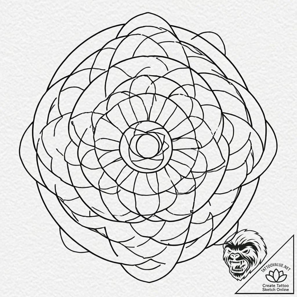 Rollercoaster, concept art for tattoo, minima... - tattoo sketch (№1753586400_0, 27.07.2025 03:20) — tattoovalue.net
