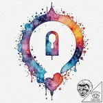 A key unlocking a galaxy in a keyhole, tattoo… – tattoo sketch (№1753586803_0, 27.07.2025 03:26) — tattoovalue.net