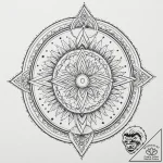 A telescope pointing at the stars, artistic t… – tattoo sketch (№1753595414_0, 27.07.2025 05:50) — tattoovalue.net