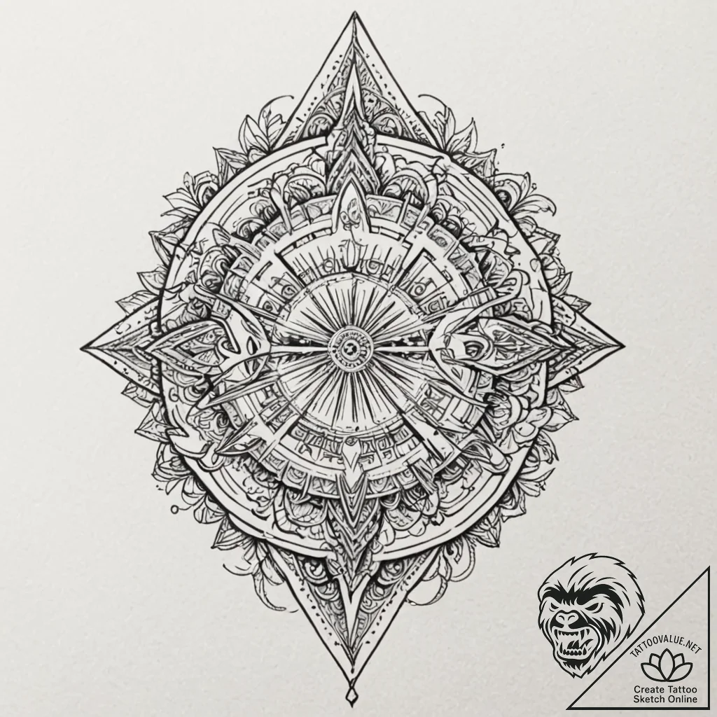 Rainbow, tattoo line art, on a clean white pa... - tattoo sketch (№1753601942_0, 27.07.2025 07:39) — tattoovalue.net