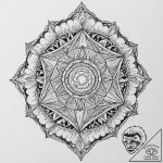 D20 dice (from d&d) rolling a critical hit ‘2… – tattoo sketch (№1753602338_0, 27.07.2025 07:45) — tattoovalue.net