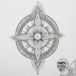 Lightning bolt, sharp and geometric, tattoo l… – tattoo sketch (№1753606300_0, 27.07.2025 08:51) — tattoovalue.net