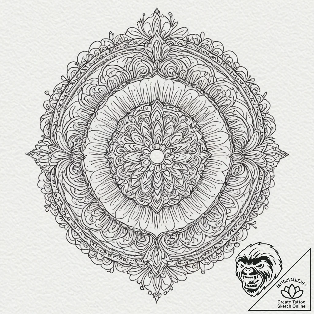 Seal, artistic tattoo sketch, fine lines, del... - tattoo sketch (№1753610056_0, 27.07.2025 09:54) — tattoovalue.net