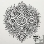 Binary code forming a minimalist wave pattern… – tattoo sketch (№1753610453_0, 27.07.2025 10:00) — tattoovalue.net