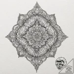 A spinning top, concept art for tattoo, ornam… – tattoo sketch (№1753612039_0, 27.07.2025 10:27) — tattoovalue.net