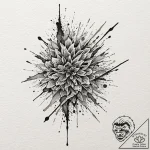 Pulse, tattoo line art, on a clean white pape… – tattoo sketch (№1753614617_0, 27.07.2025 11:10) — tattoovalue.net