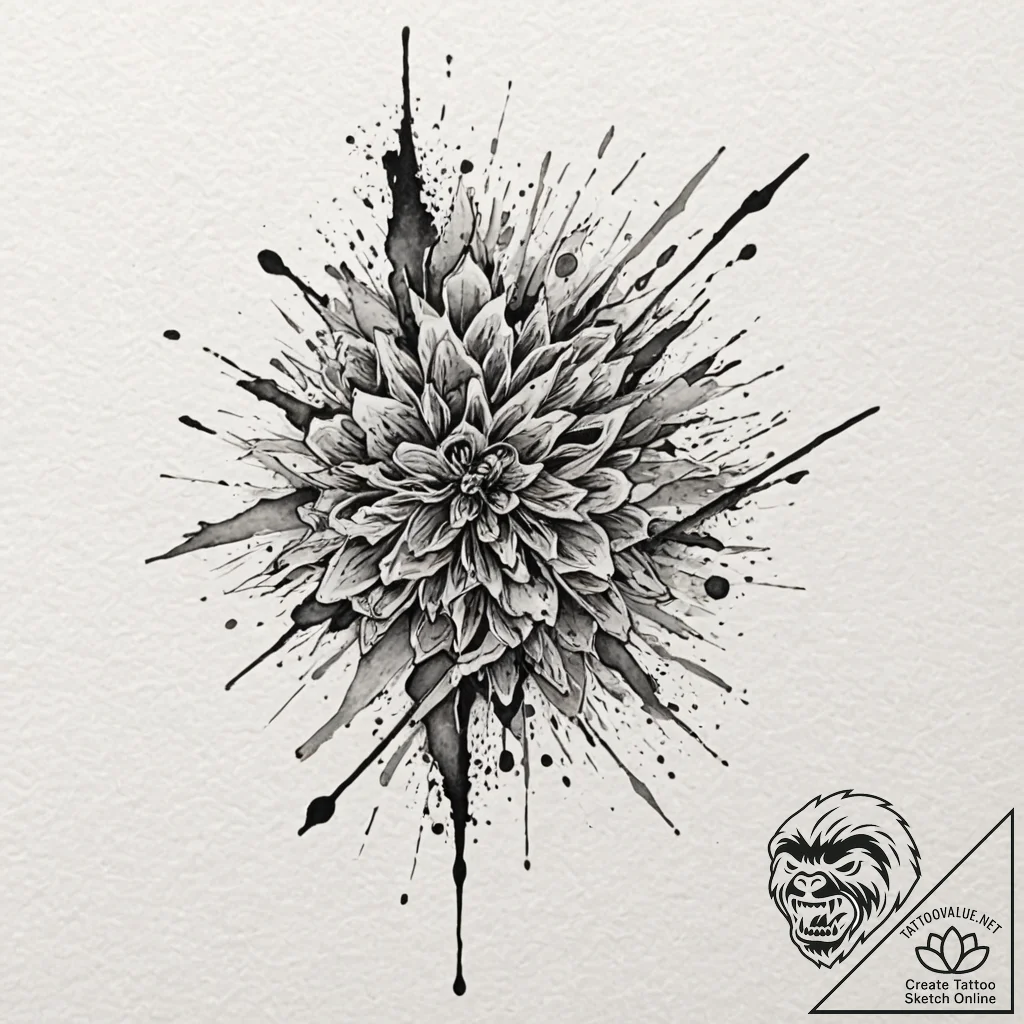Pulse, tattoo line art, on a clean white pape... - tattoo sketch (№1753614617_0, 27.07.2025 11:10) — tattoovalue.net