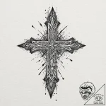 B, tattoo drawing outline, watercolor tattoo… – tattoo sketch (№1753620382_0, 27.07.2025 12:46) — tattoovalue.net