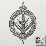 Victory (symbol), tattoo drawing outline, cle… – tattoo sketch (№1753620782_0, 27.07.2025 12:53) — tattoovalue.net