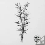 Bamboo, tattoo flash sheet design, realistic… – tattoo sketch (№1753631359_0, 27.07.2025 15:49) — tattoovalue.net