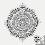 Dark blade in eternal ice, concept art for ta… – tattoo sketch (№1753636437_0, 27.07.2025 17:13) — tattoovalue.net
