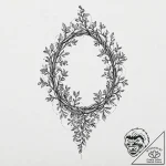 Net of vines strangling relic, tattoo flash s… – tattoo sketch (№1753638046_0, 27.07.2025 17:40) — tattoovalue.net