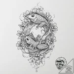Frog, concept art for tattoo, black and grey… – tattoo sketch (№1753649516_0, 27.07.2025 20:51) — tattoovalue.net