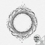 C, tattoo flash sheet design, watercolor tatt… – tattoo sketch (№1753651373_0, 27.07.2025 21:22) — tattoovalue.net