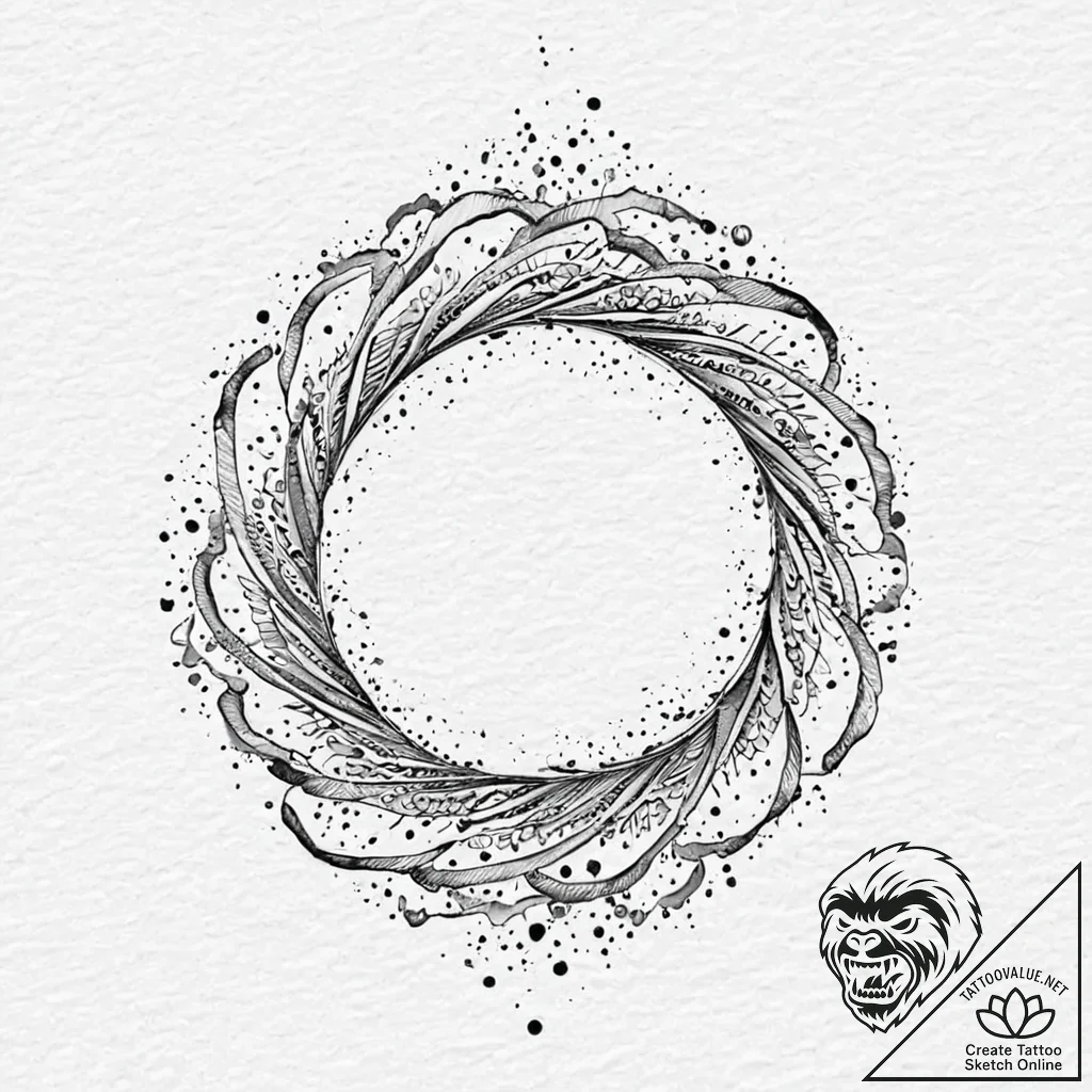 C, tattoo flash sheet design, watercolor tatt... - tattoo sketch (№1753651373_0, 27.07.2025 21:22) — tattoovalue.net
