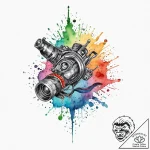 Spyglass, focused on a distant shore, tattoo… – tattoo sketch (№1753652970_0, 27.07.2025 21:49) — tattoovalue.net