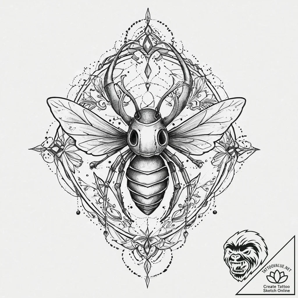 Hornet from hollow knight, tattoo flash sheet... - tattoo sketch (№1753656361_0, 27.07.2025 22:46) — tattoovalue.net