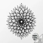 Magnetic ferrofluid forming a monstrous, shif… – tattoo sketch (№1753660124_0, 27.07.2025 23:48) — tattoovalue.net